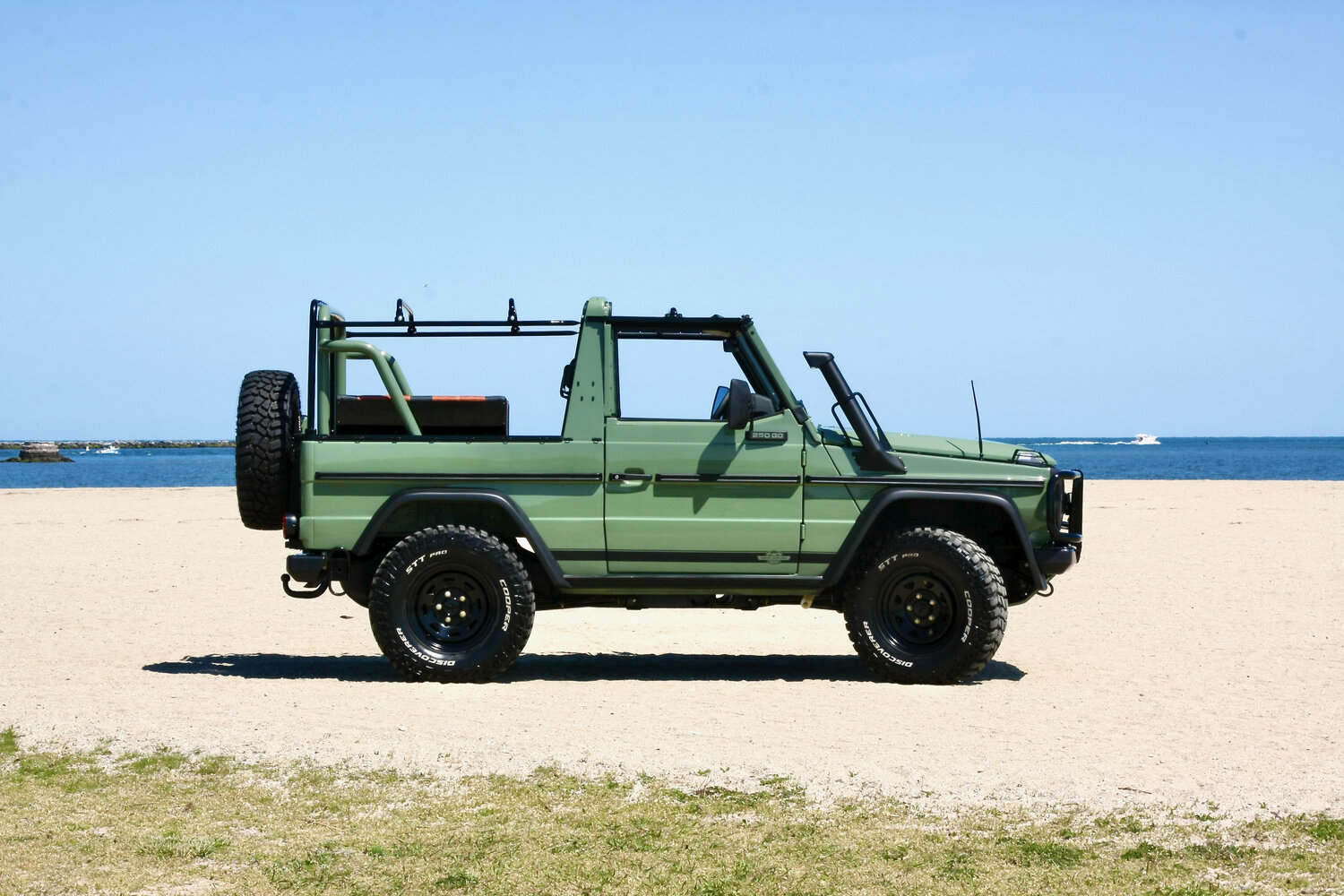 Legacy Overland’s Mercedes G-Wagen ‘Wolf’ Leaves German Army, Hangs Out At The Beach