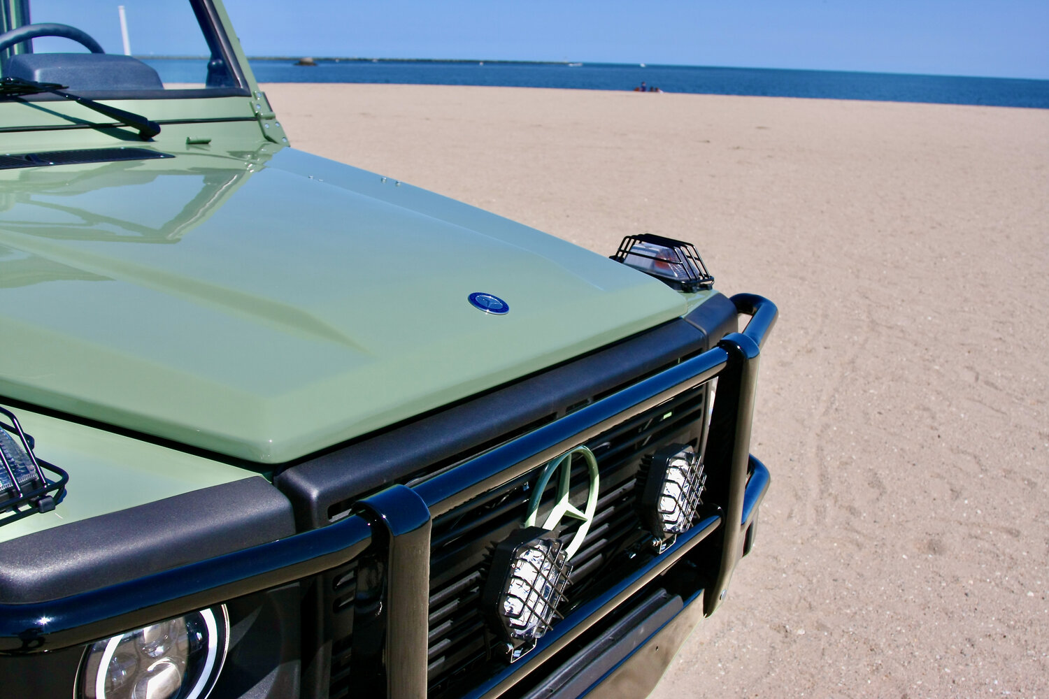 Legacy Overland’s Mercedes G-Wagen ‘Wolf’ Leaves German Army, Hangs Out At The Beach