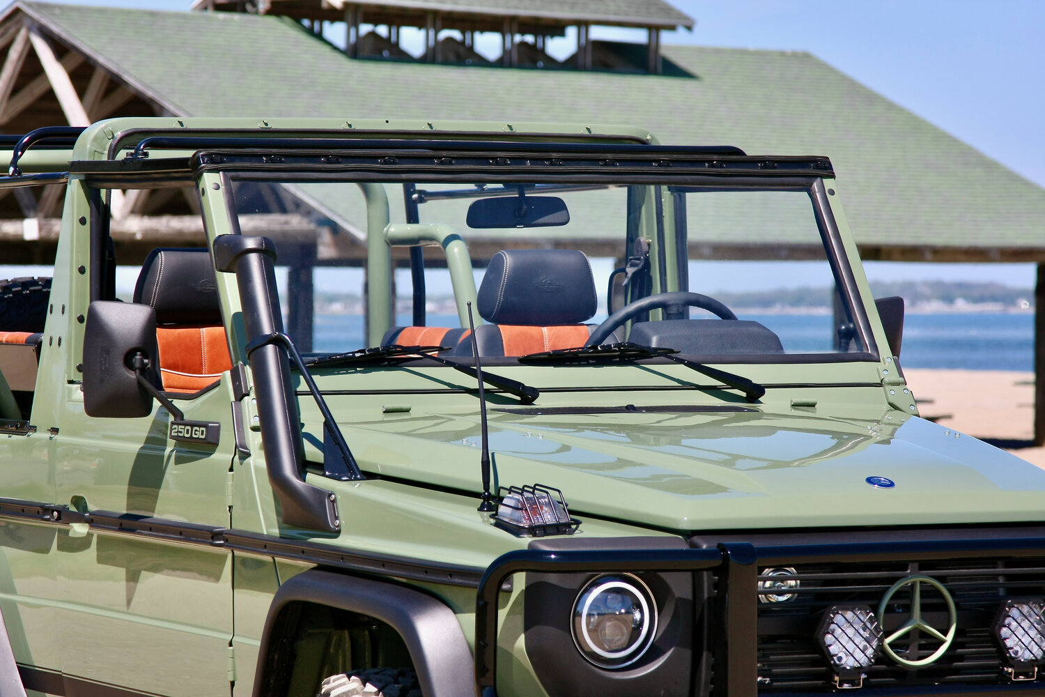 Legacy Overland’s Mercedes G-Wagen ‘Wolf’ Leaves German Army, Hangs Out At The Beach