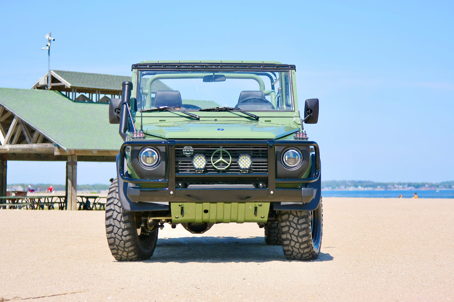 Legacy Overland’s Mercedes G-Wagen ‘Wolf’ Leaves German Army, Hangs Out At The Beach