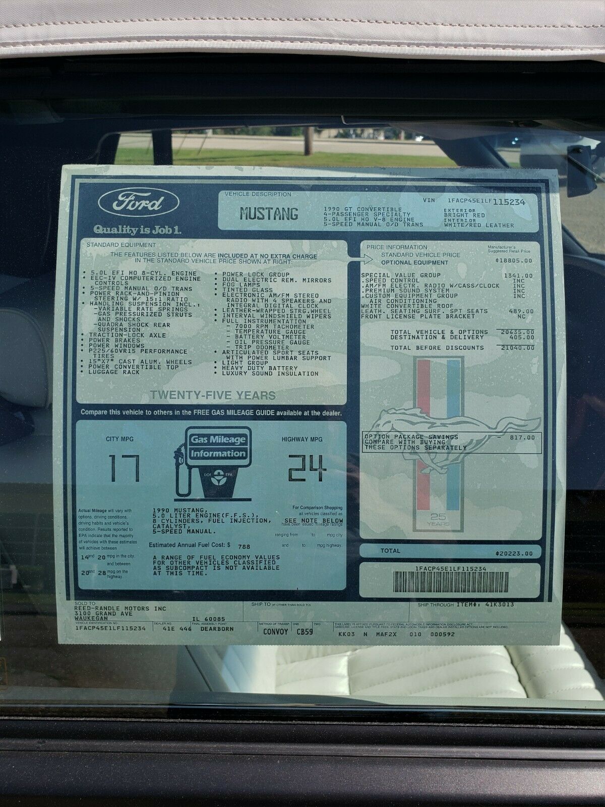 Would You Rather Have A Barely-Driven 1990 Ford Mustang Convertible Or A 2020 Mustang GT?