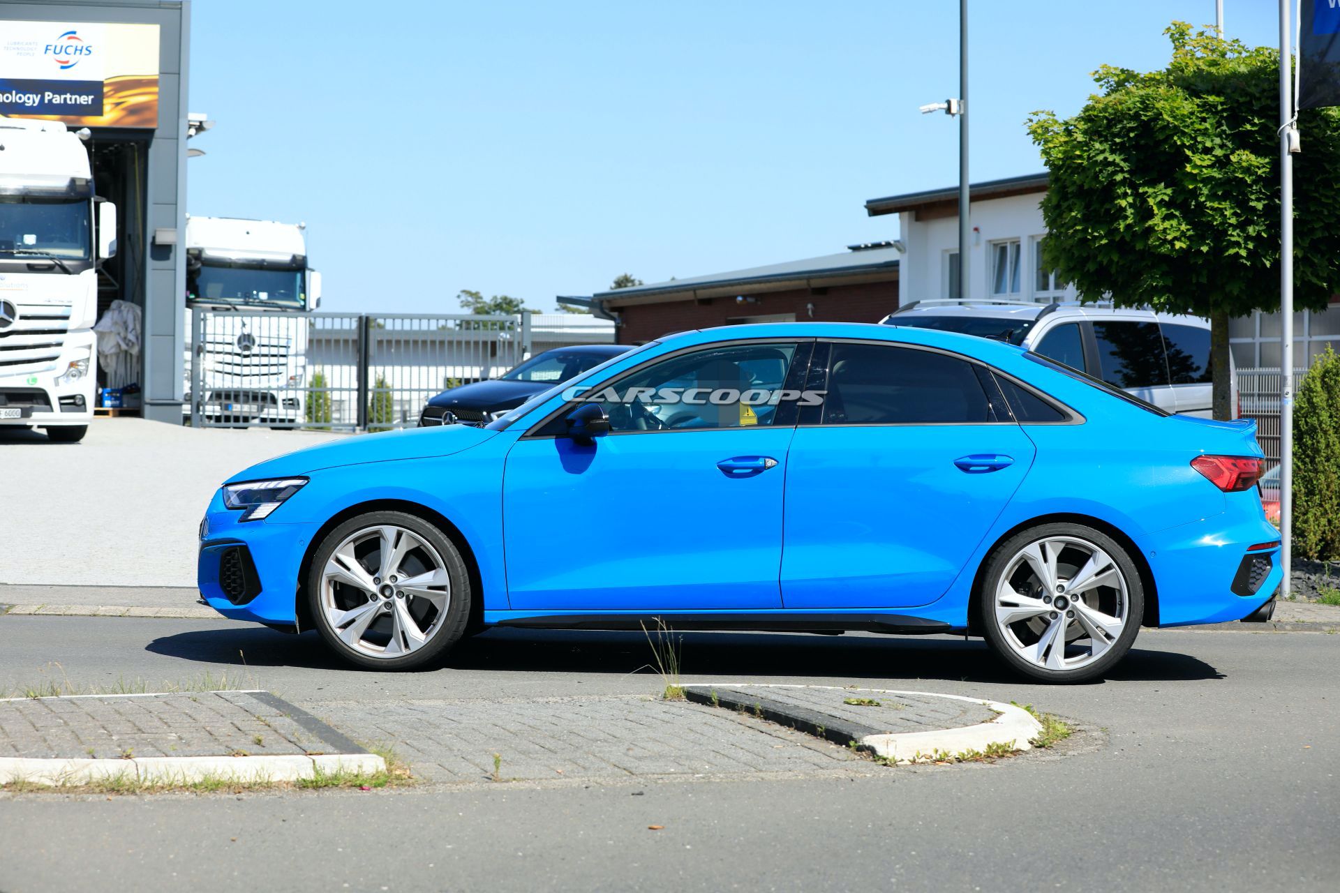 2021 Audi S3 Sportback And Sedan Ditch All Camouflage As They Tackle The Nürburgring