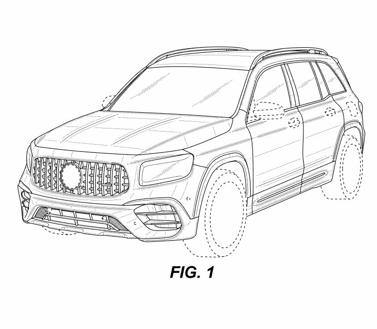 2021 Mercedes-AMG GLB 45 Revealed In U.S. Patent Filing