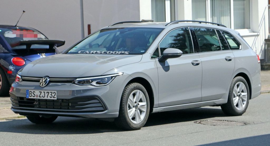  2021 VW Golf Variant Throws Away Its Camouflage As It Hides In Plain Sight