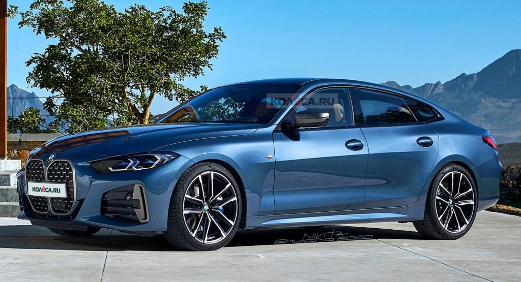 Does BMW's Bucktooth Grille Work Better On The 2021 4-Series Gran Coupe?  Carscoops