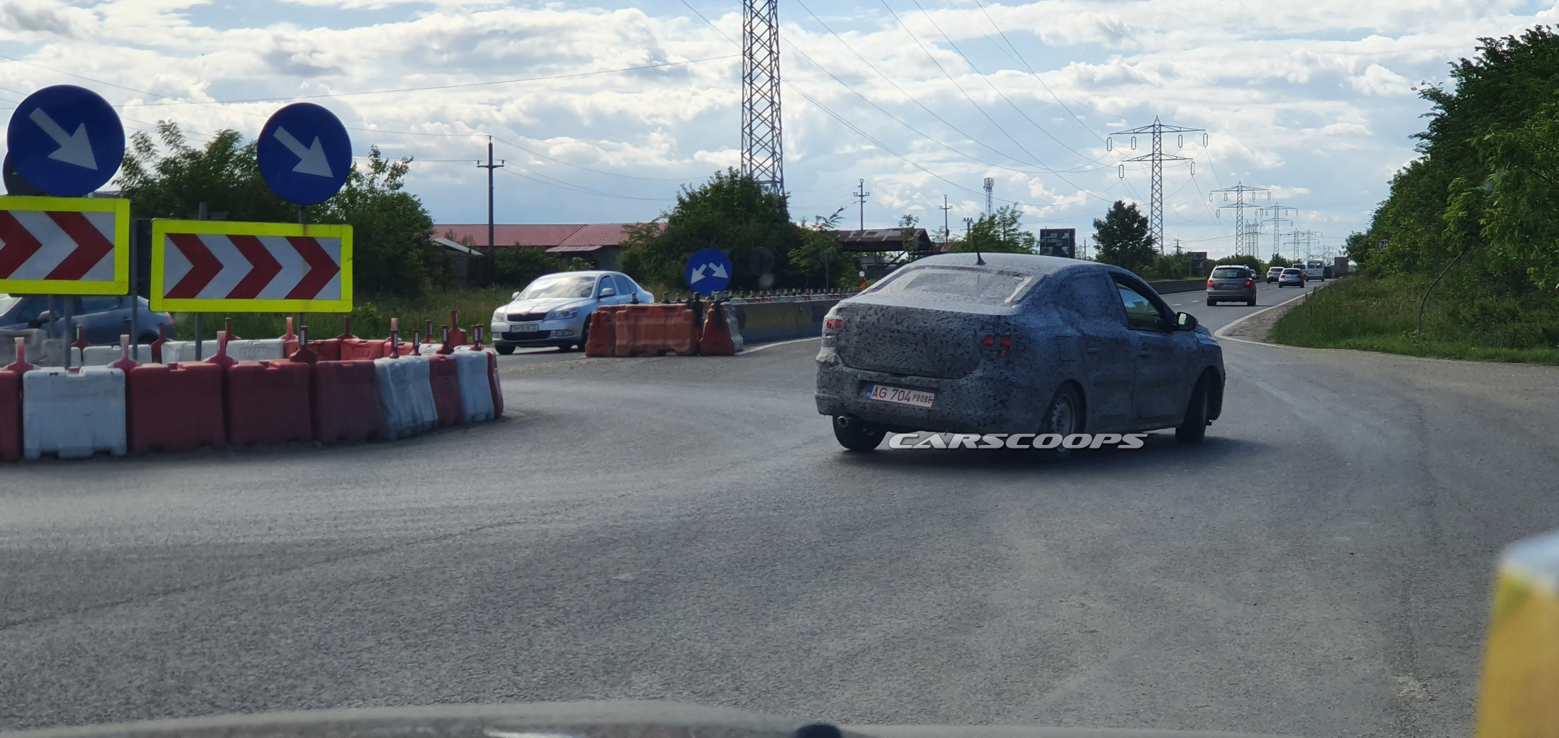 2021 Dacia Logan Spied Rubbing Shoulders With Mysterious Renault Twingo Tester