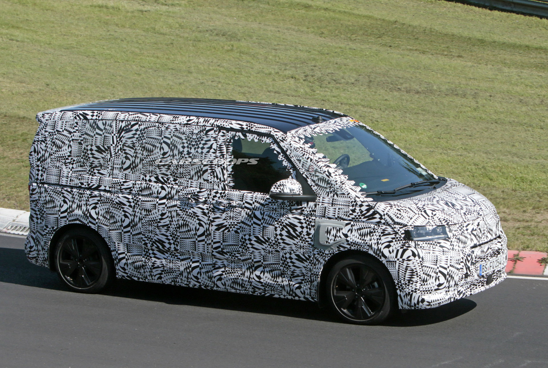 Fish Out Of Water? 2021 VW T7 PHEV Spied Testing At The Nürburgring