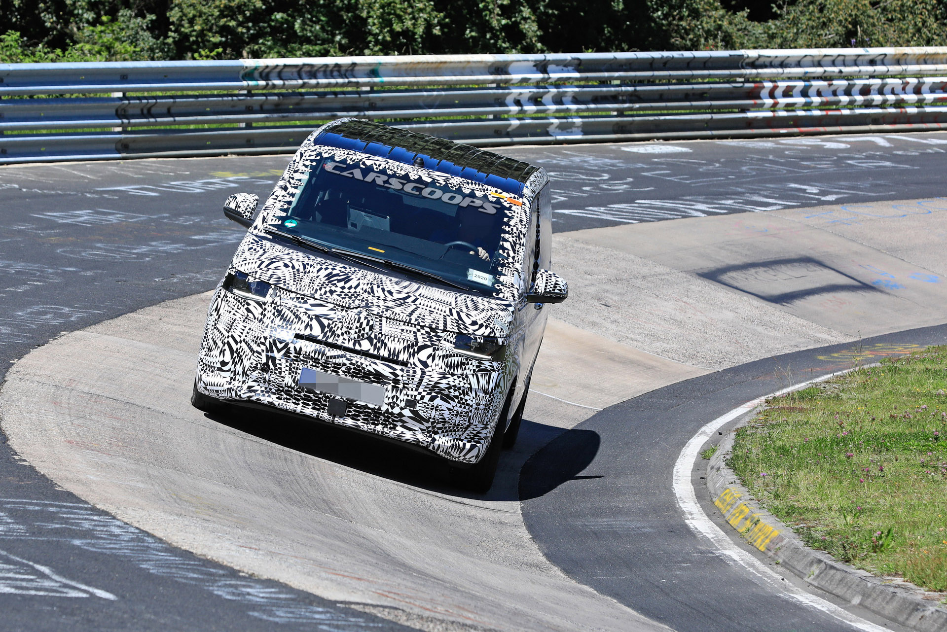Fish Out Of Water? 2021 VW T7 PHEV Spied Testing At The Nürburgring