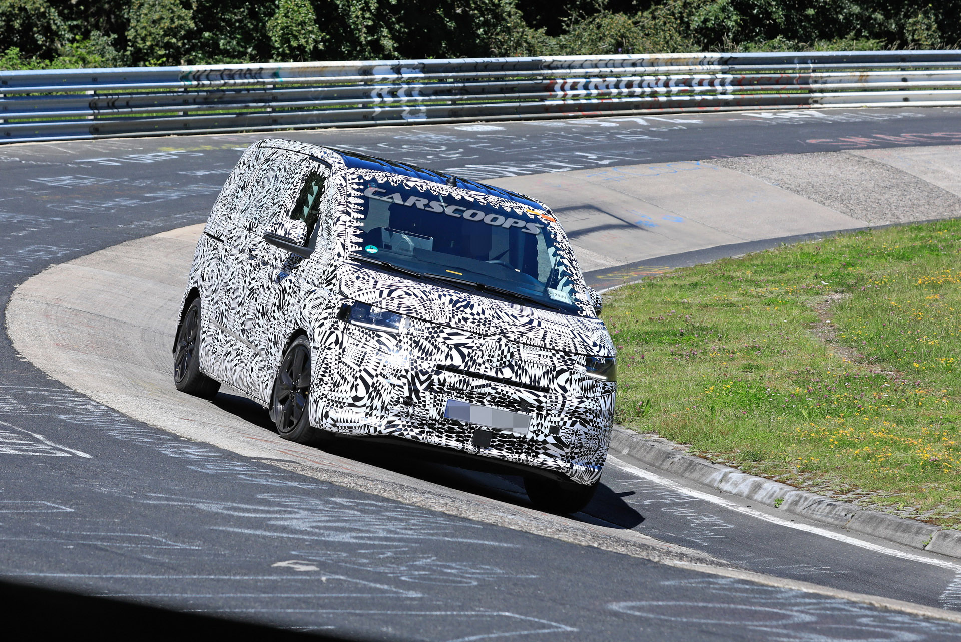 Fish Out Of Water? 2021 VW T7 PHEV Spied Testing At The Nürburgring