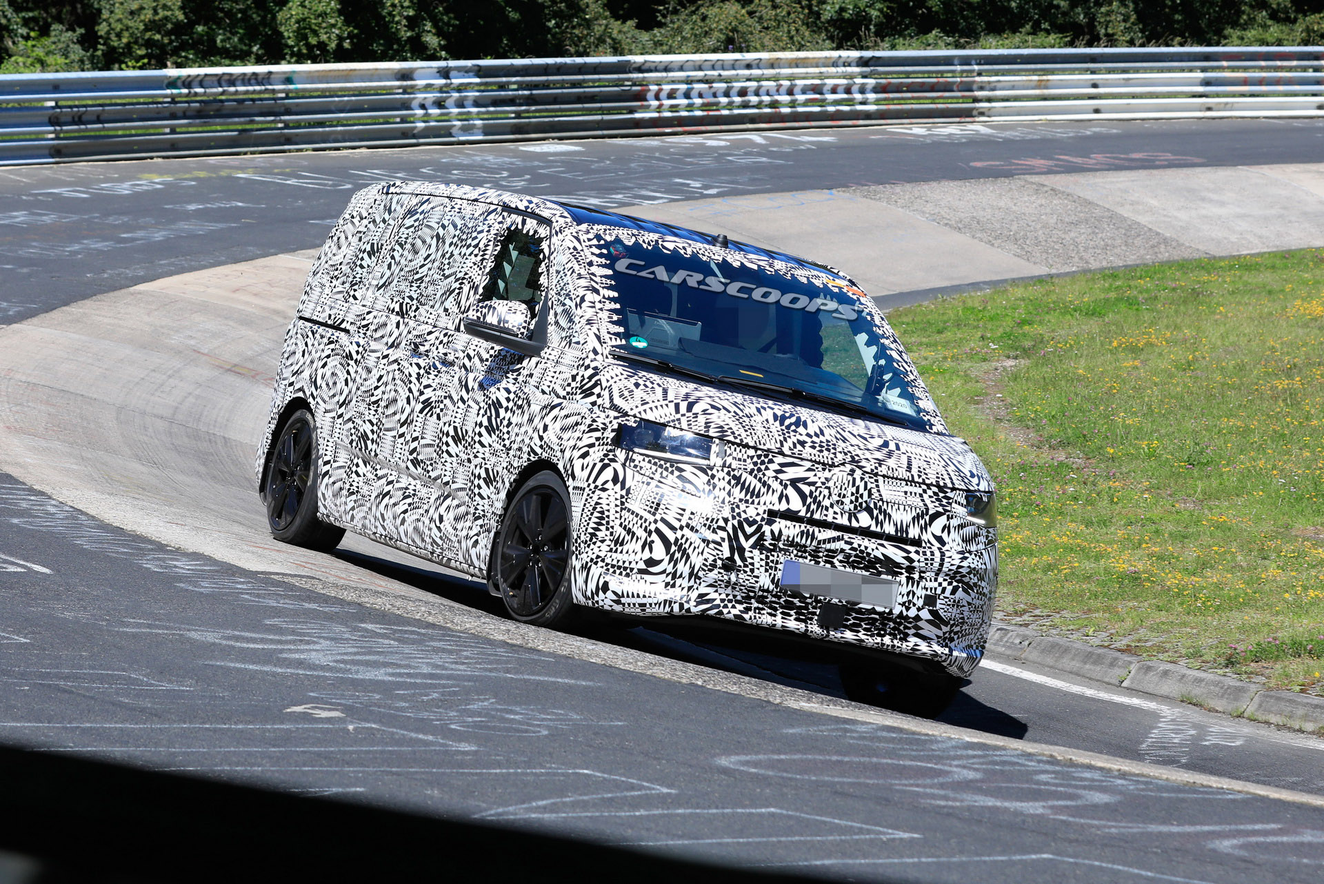 Fish Out Of Water? 2021 VW T7 PHEV Spied Testing At The Nürburgring