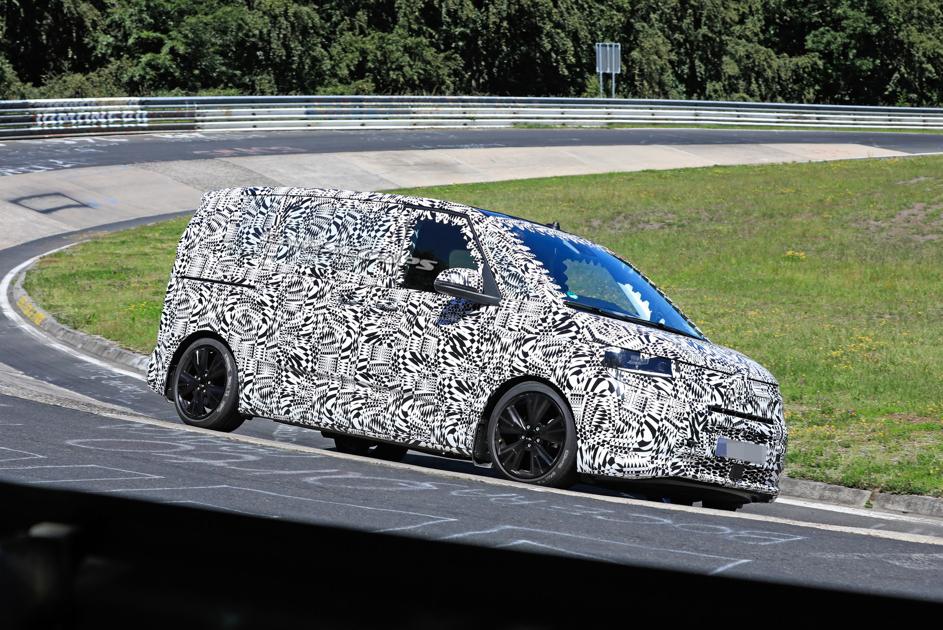 Fish Out Of Water? 2021 VW T7 PHEV Spied Testing At The Nürburgring