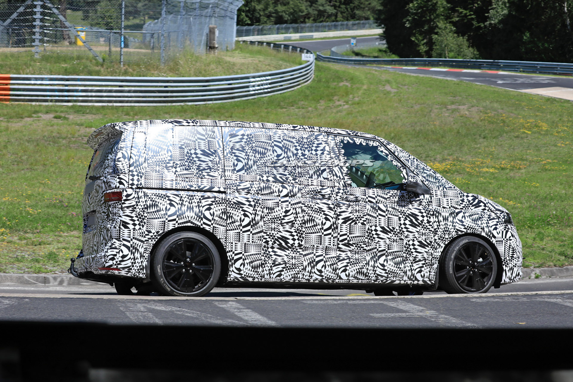 Fish Out Of Water? 2021 VW T7 PHEV Spied Testing At The Nürburgring