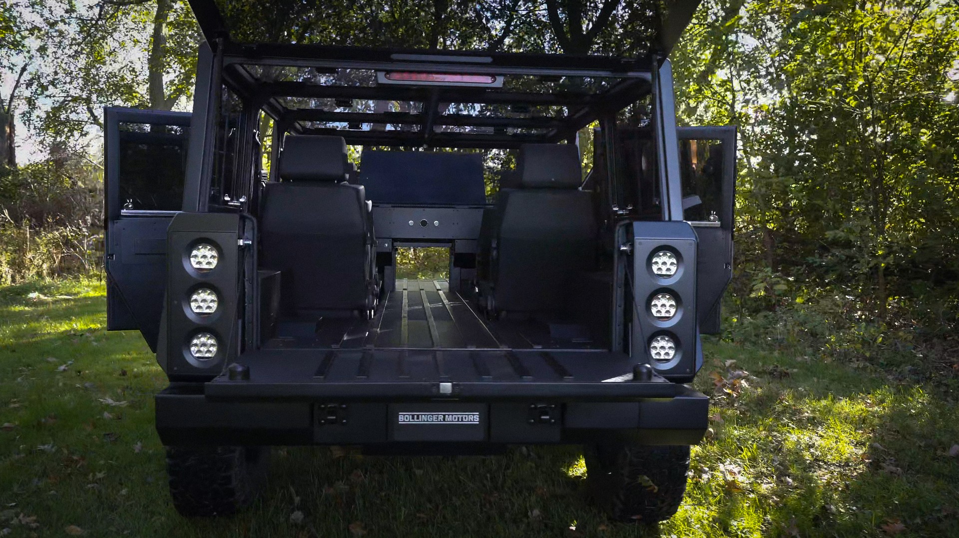 Bollinger Gets A Patent For Their Unique Passthrough And Frunkgate