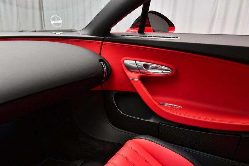 Barely Run-In Red And Black Bugatti Chiron Will Cost You $3.1 Million