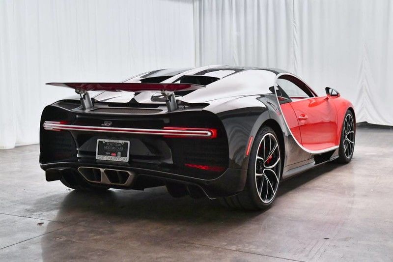 Barely Run-In Red And Black Bugatti Chiron Will Cost You $3.1 Million
