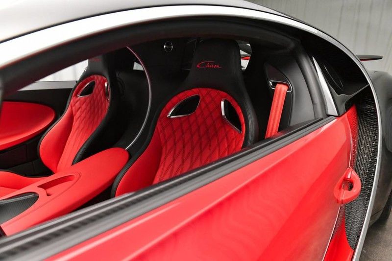 Barely Run-In Red And Black Bugatti Chiron Will Cost You $3.1 Million