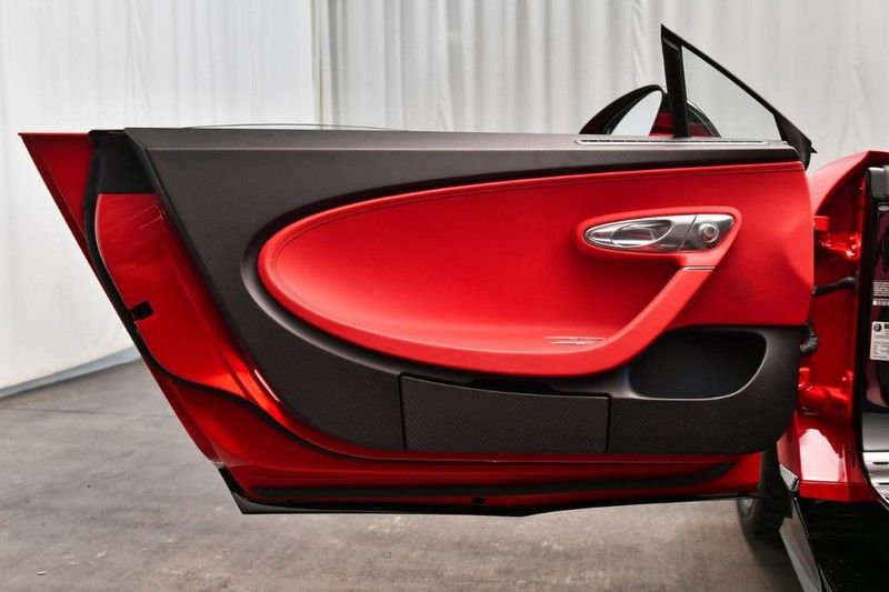 Barely Run-In Red And Black Bugatti Chiron Will Cost You $3.1 Million