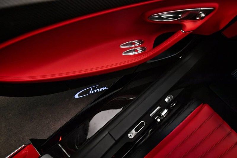 Barely Run-In Red And Black Bugatti Chiron Will Cost You $3.1 Million