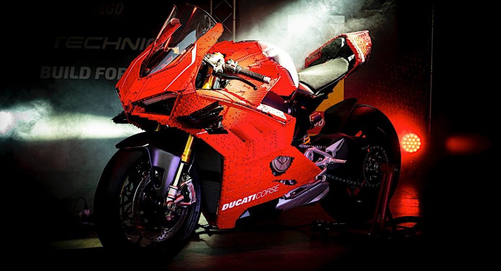  Life-Size Lego Ducati Panigale V4 R Is All You Could Want And More