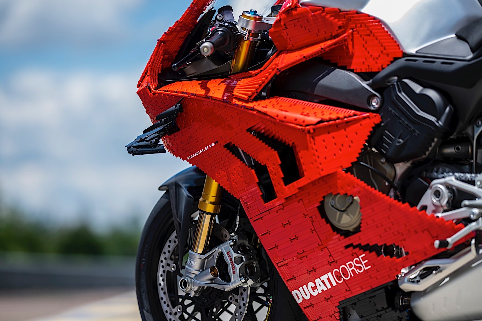Life-Size Lego Ducati Panigale V4 R Is All You Could Want And More
