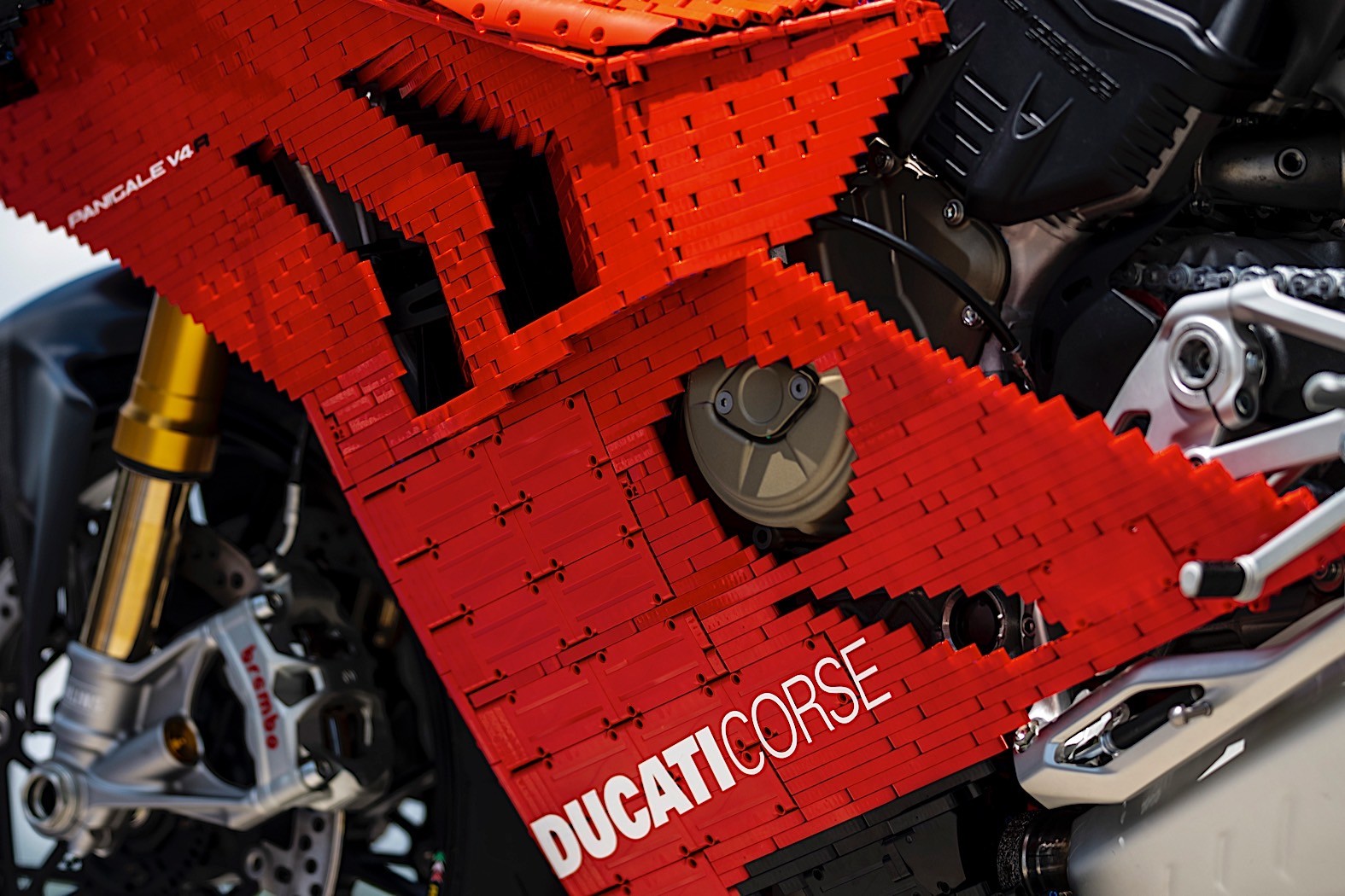 Life-Size Lego Ducati Panigale V4 R Is All You Could Want And More