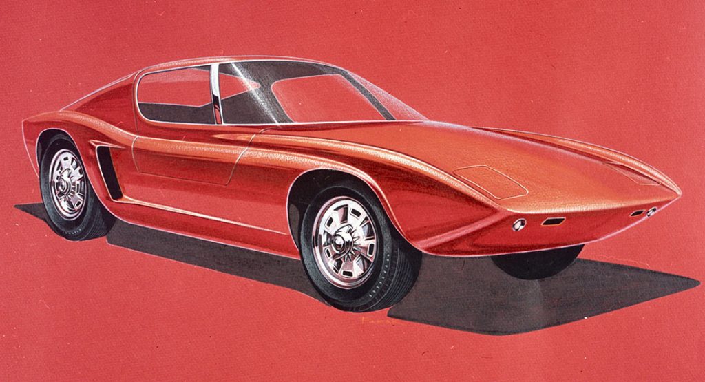 Ford Shows Early Sketches Of The Original GT40
