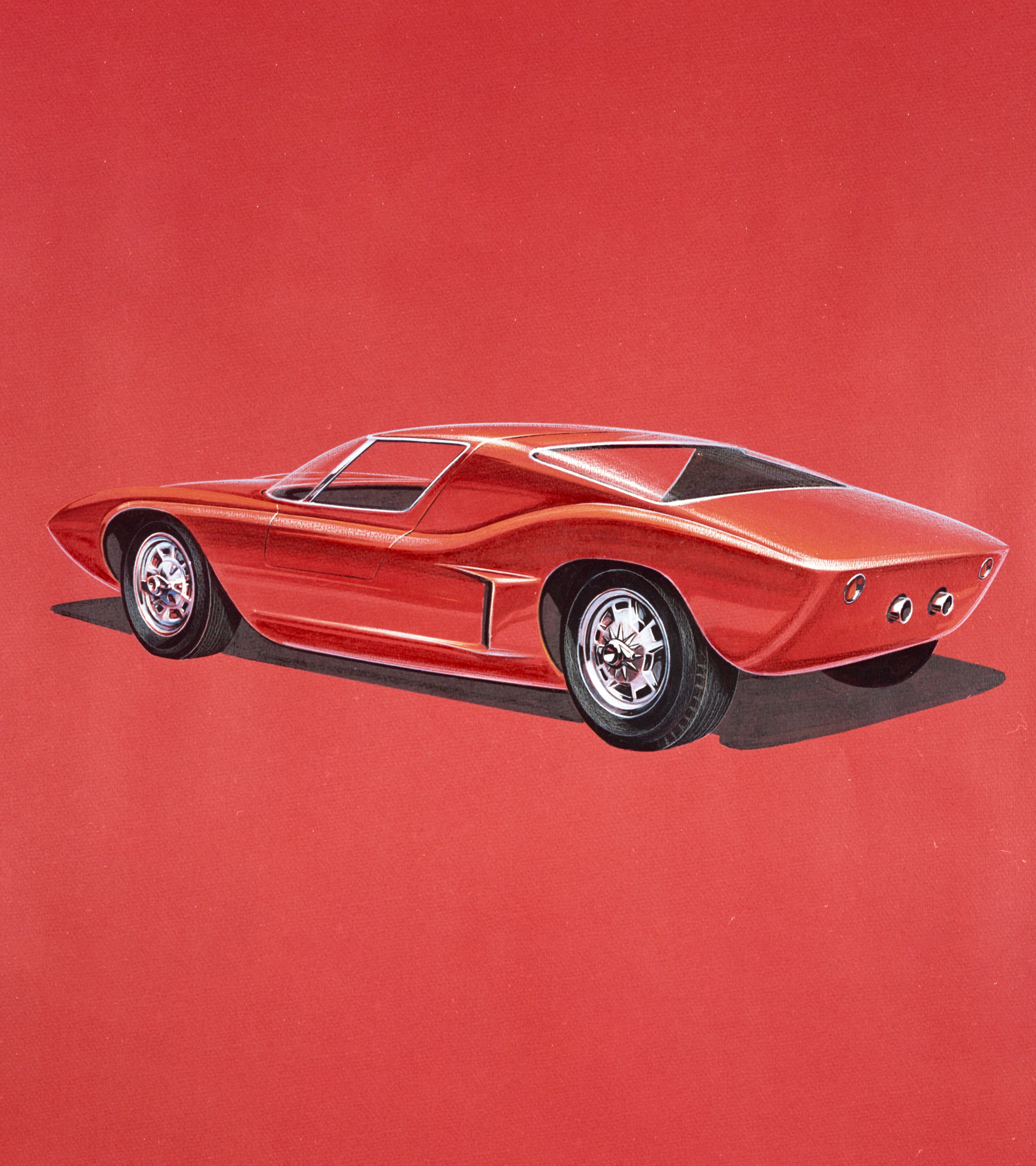 Ford Shows Early Sketches Of The Original GT40