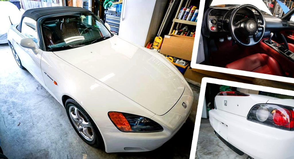  ‘Snowflake’ Is A Much Sought After White On Red Honda S2000 With 21k Miles