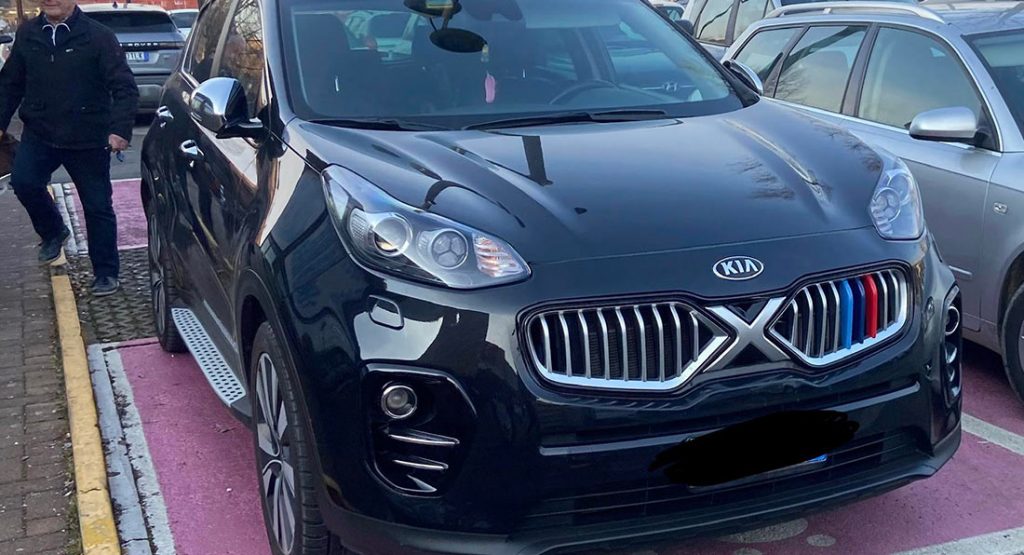  No, Putting A BMW-Style Grille On Your Kia Sportage Isn’t A Good Idea
