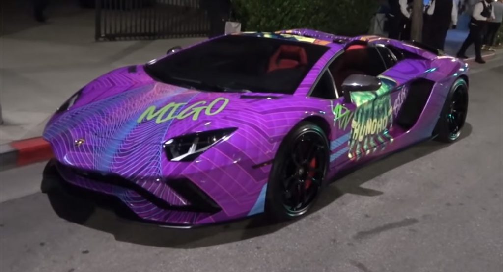 Rapper's Wild Lamborghini Aventador Roadster Will Leave You Speechless |  Carscoops