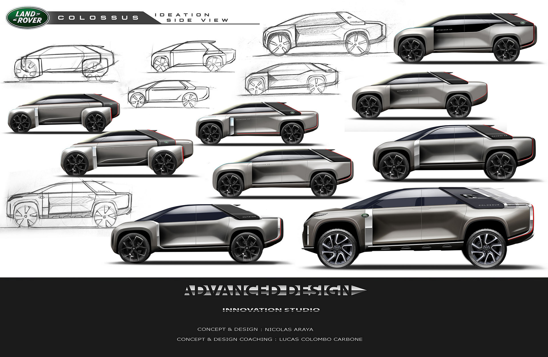 Land Rover Colossus Design Study Is The Perfect Mix Of An SUV And A Pickup Truck