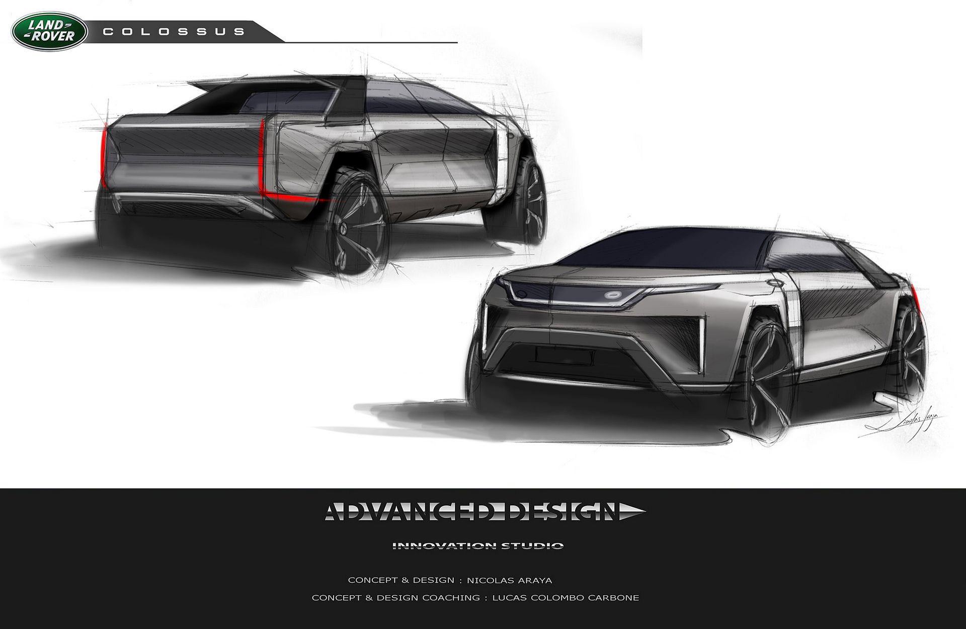 Land Rover Colossus Design Study Is The Perfect Mix Of An SUV And A Pickup Truck