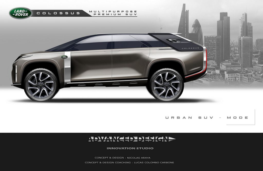 Land Rover Colossus Design Study Is The Perfect Mix Of An SUV And A ...