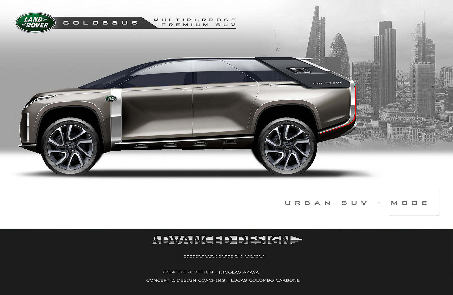 Land Rover Colossus Design Study Is The Perfect Mix Of An SUV And A Pickup Truck