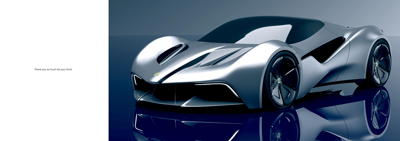 Lotus Ultimate Track Car Design Study Combines Sleek Aerodynamics With Muscular Stance