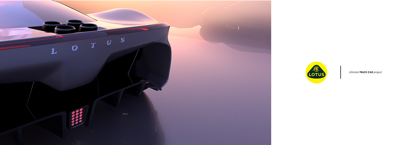 Lotus Ultimate Track Car Design Study Combines Sleek Aerodynamics With Muscular Stance