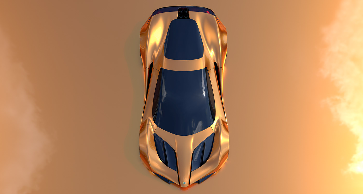 Lotus Ultimate Track Car Design Study Combines Sleek Aerodynamics With Muscular Stance