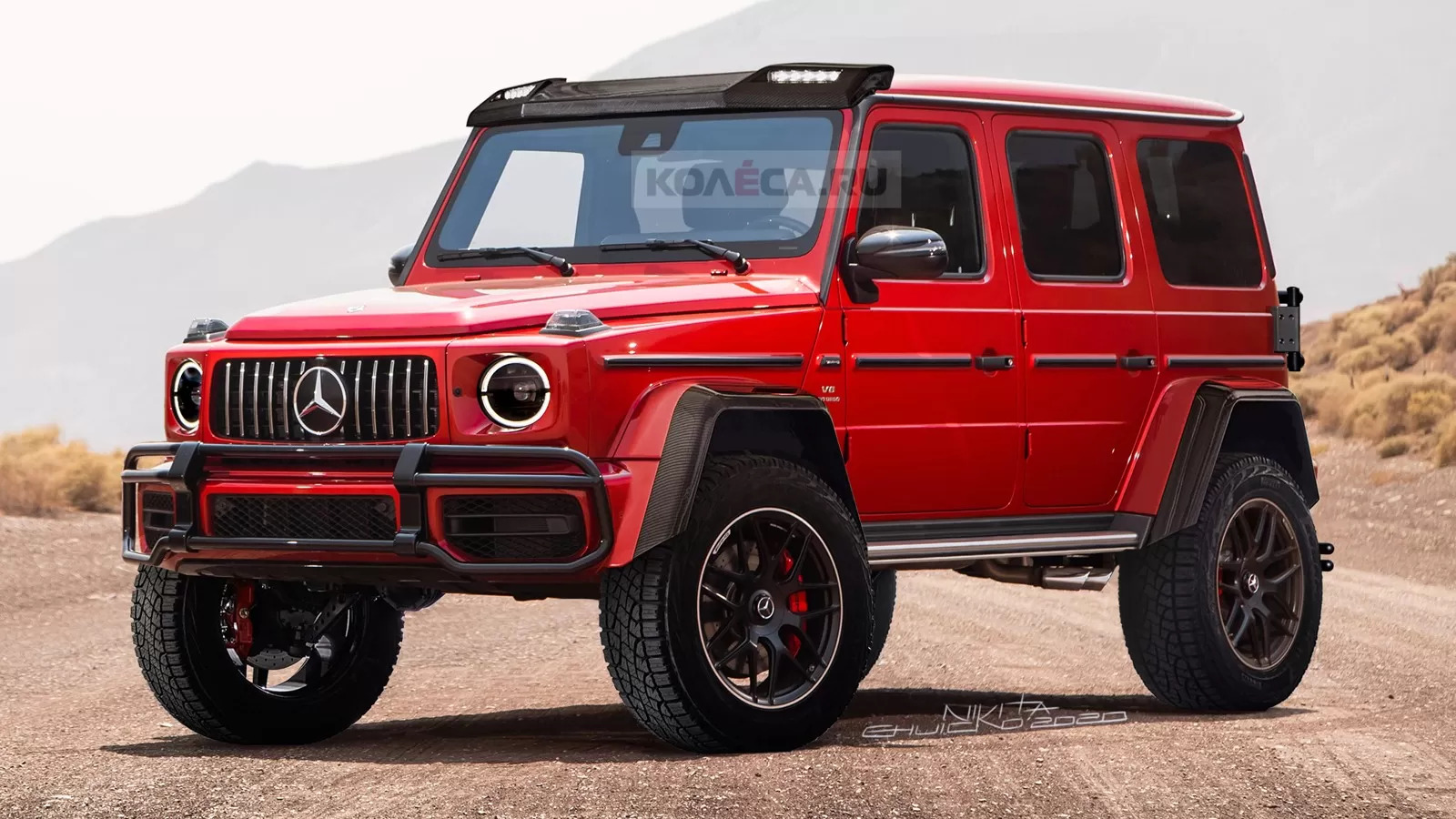 The New 21 Mercedes Benz G Class 4x4 Should Look A Lot Like This Carscoops