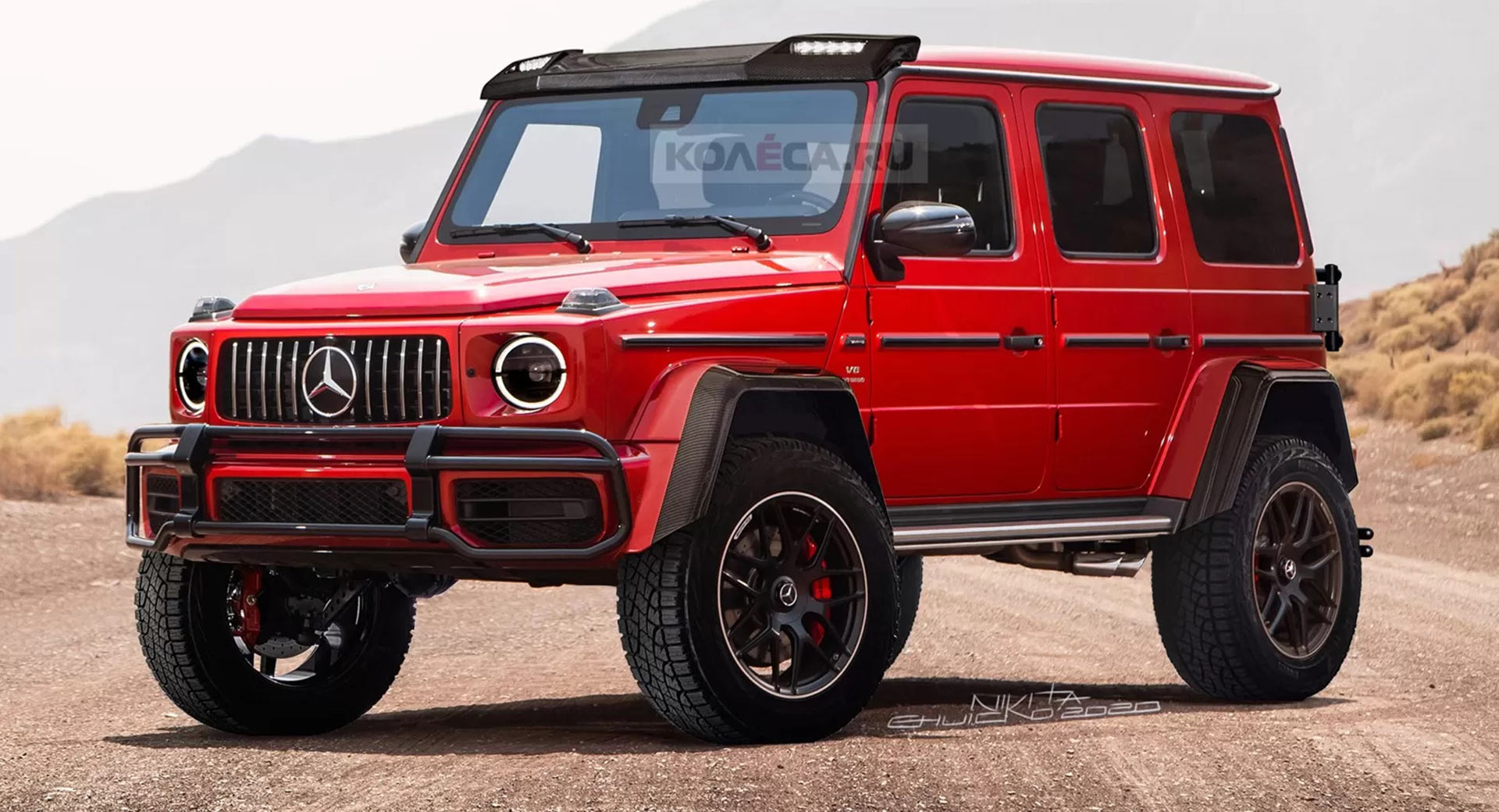 The New 21 Mercedes Benz G Class 4x4 Should Look A Lot Like This Carscoops