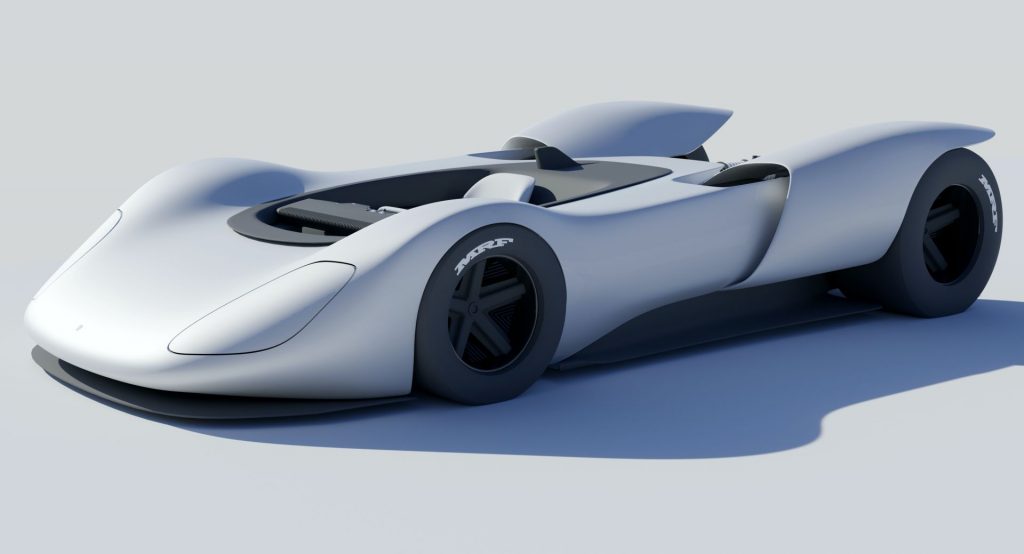  Lincoln Designer Melts Classic Porsche Race Cars Into Striking 907 Spyder Electric Study