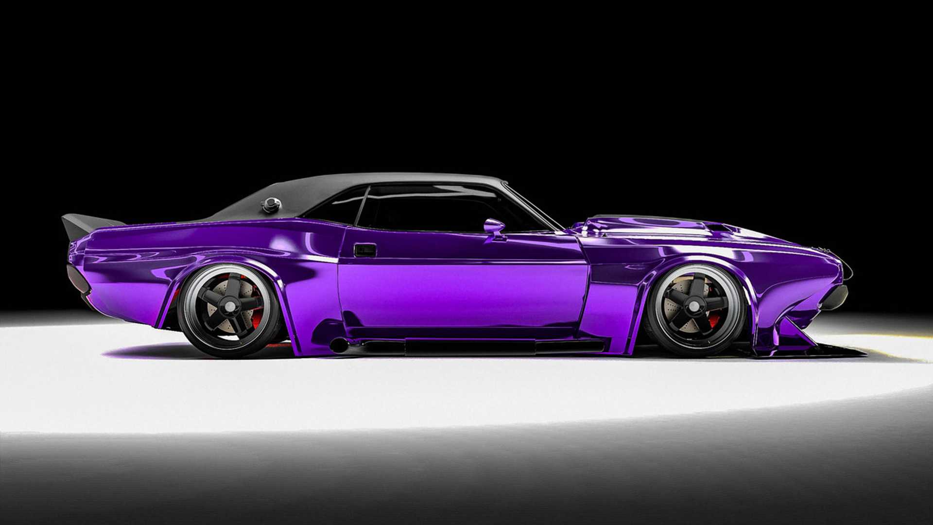 Wild SEMA Build Combines A 1970 Challenger Body With A Viper Frame And Hellcat Engine