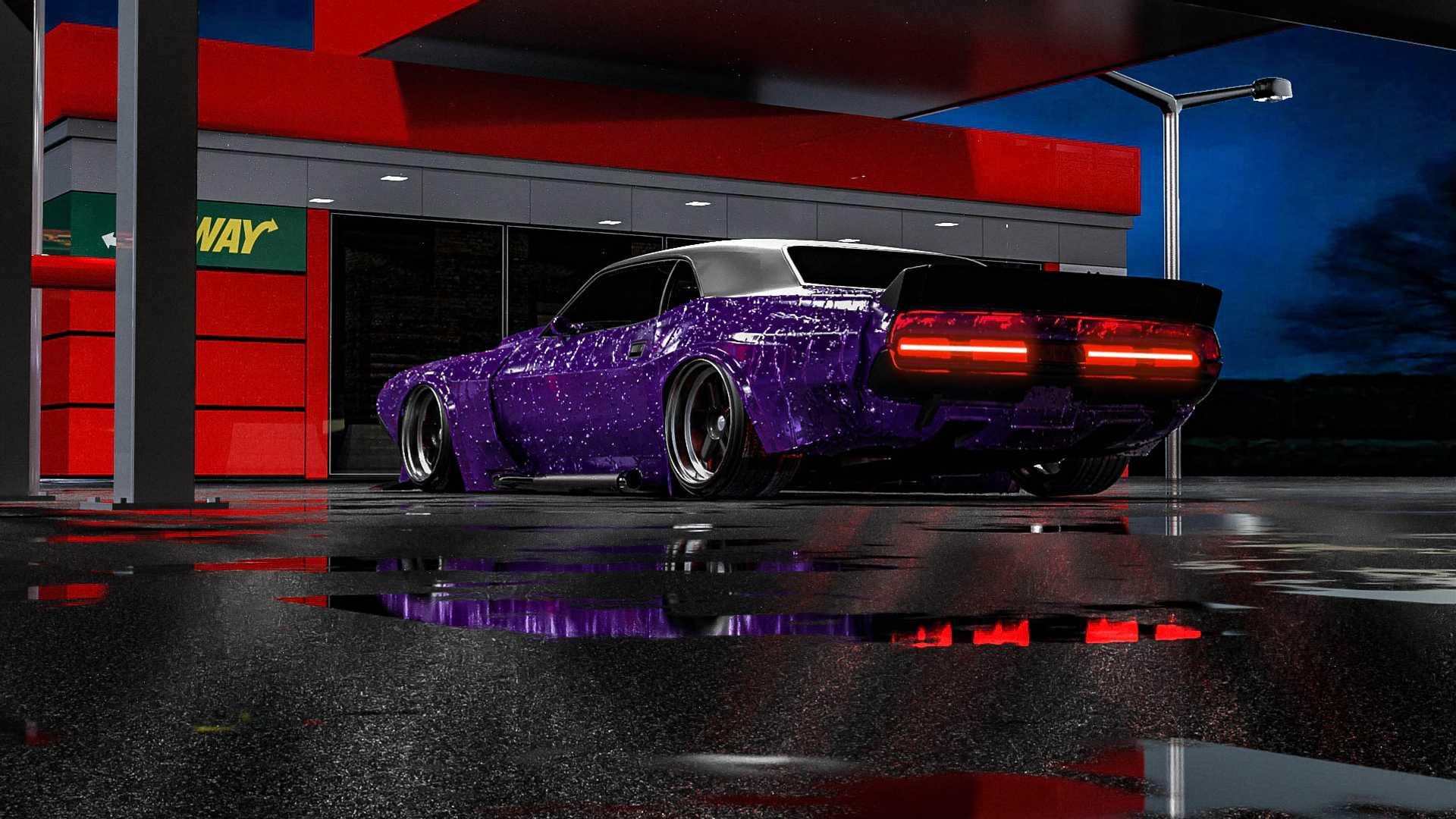 Wild SEMA Build Combines A 1970 Challenger Body With A Viper Frame And Hellcat Engine