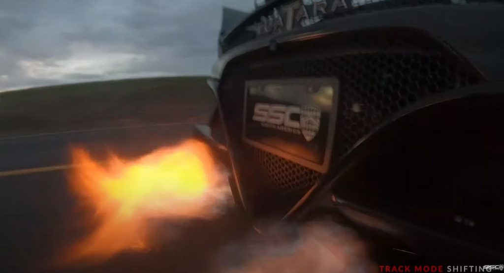 The SSC Tuatara Turns Itself Into A Flamethrower When Track Mode Is Engaged