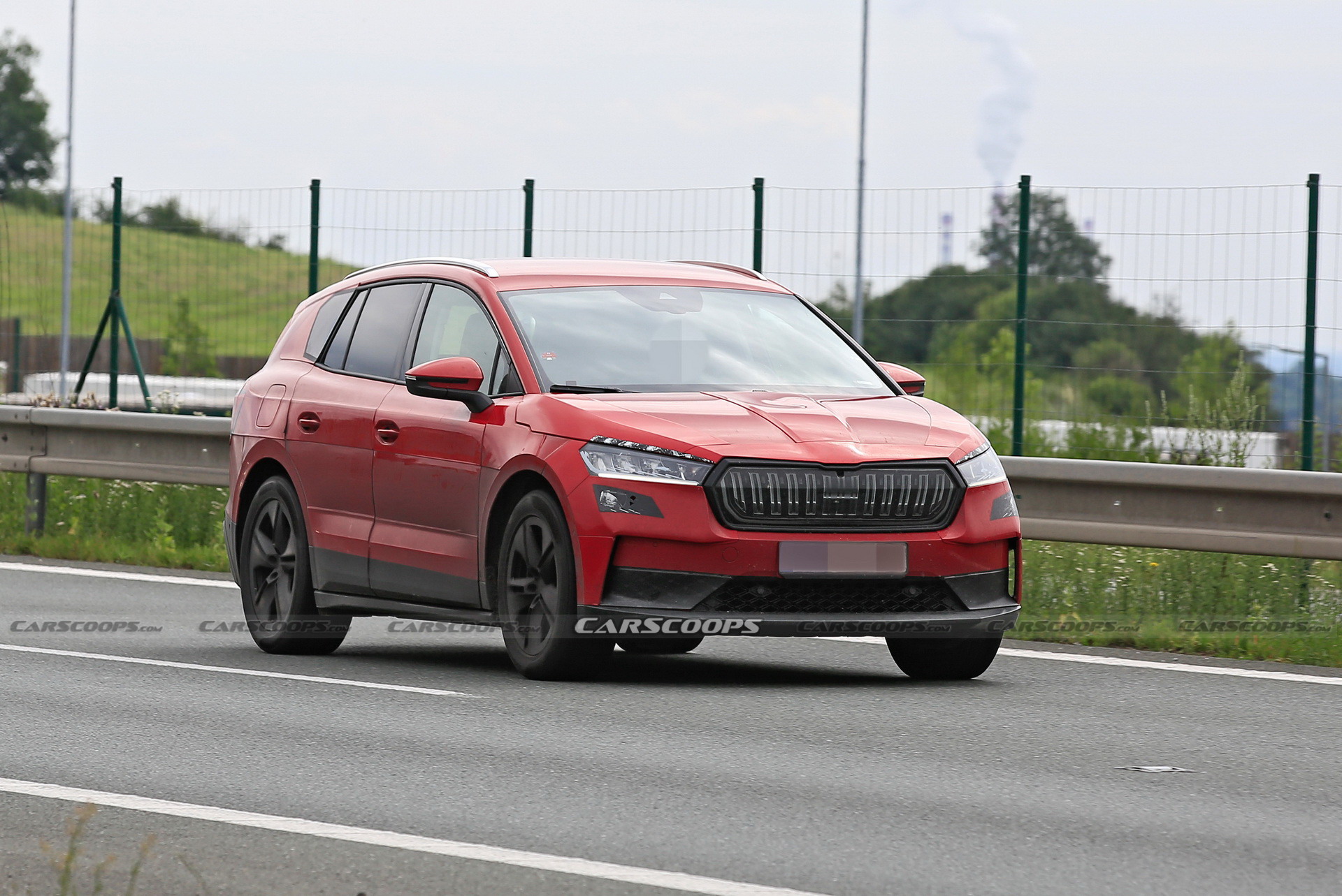 New Electric Skoda Enyaq iV Sheds Most Camo To Reveal VW ID.4 Roots In Latest Scoop