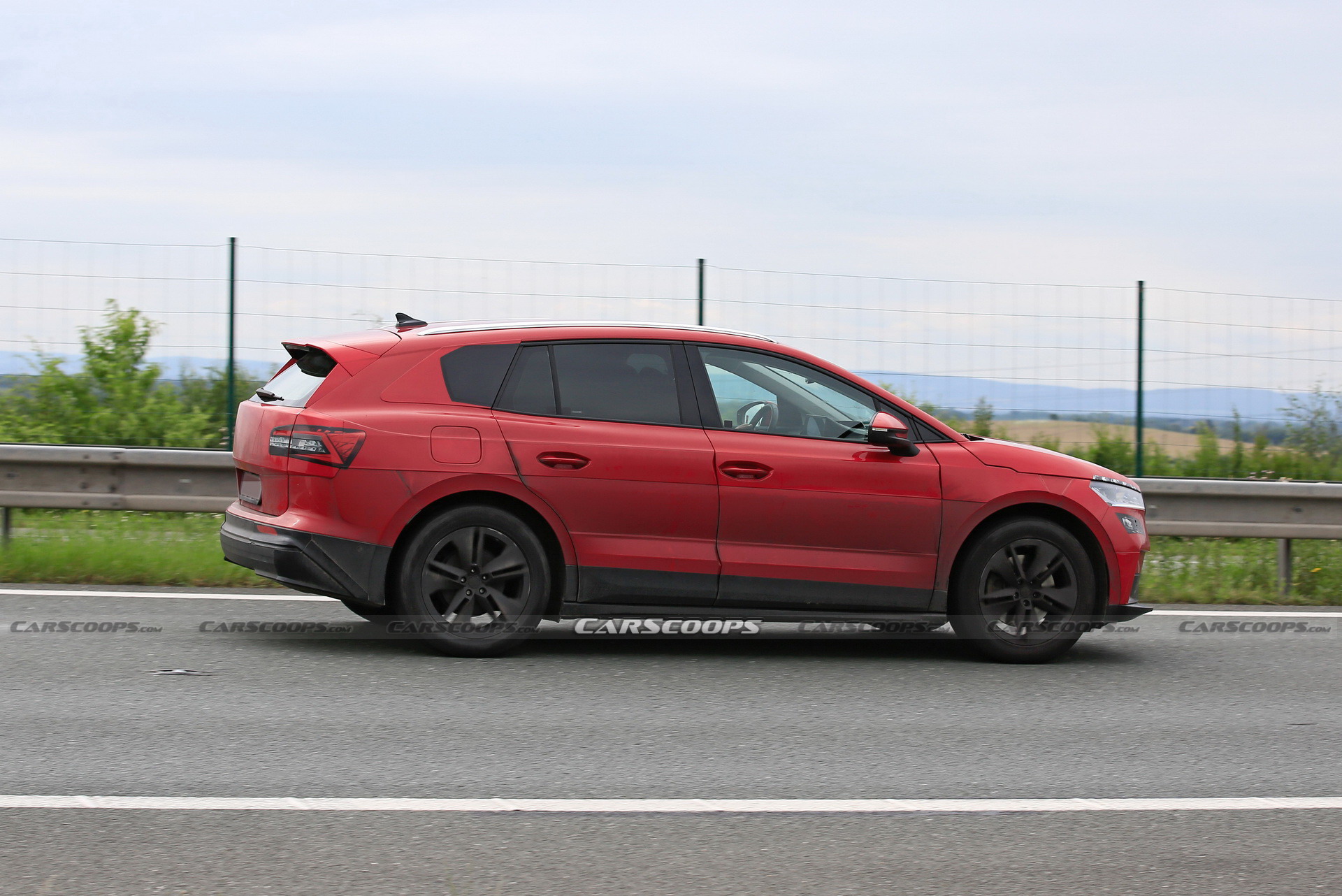 New Electric Skoda Enyaq iV Sheds Most Camo To Reveal VW ID.4 Roots In Latest Scoop