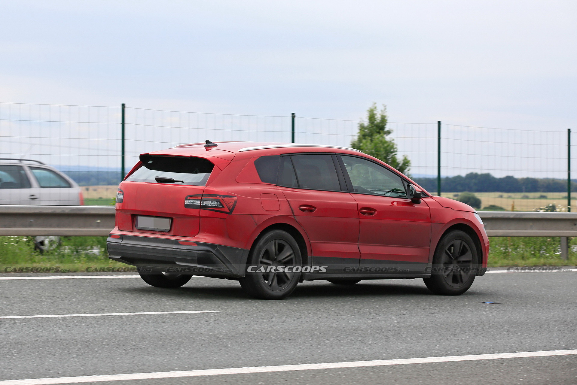 New Electric Skoda Enyaq iV Sheds Most Camo To Reveal VW ID.4 Roots In Latest Scoop