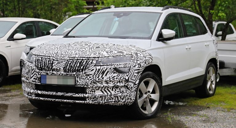 2021 Skoda Karoq Facelift Previews Tweaked Grille And ...