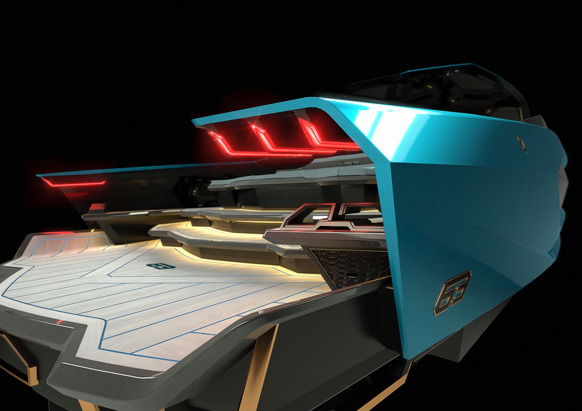 3,945 HP ‘Tecnomar for Lamborghini 63’ Is An Exclusive And Very Fast Motor Yacht