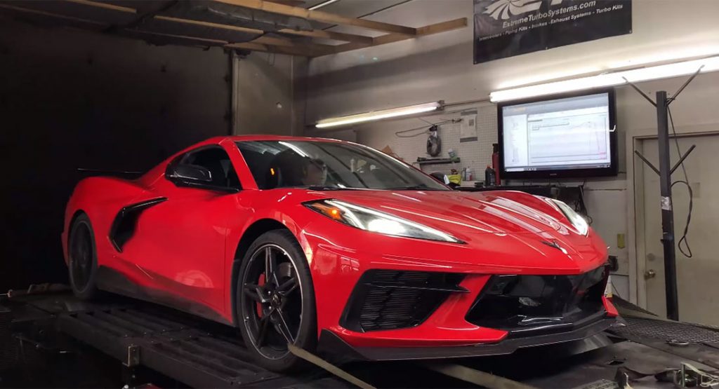  Twin-Turbo C8 Corvette Delivers 736 HP At The Wheels