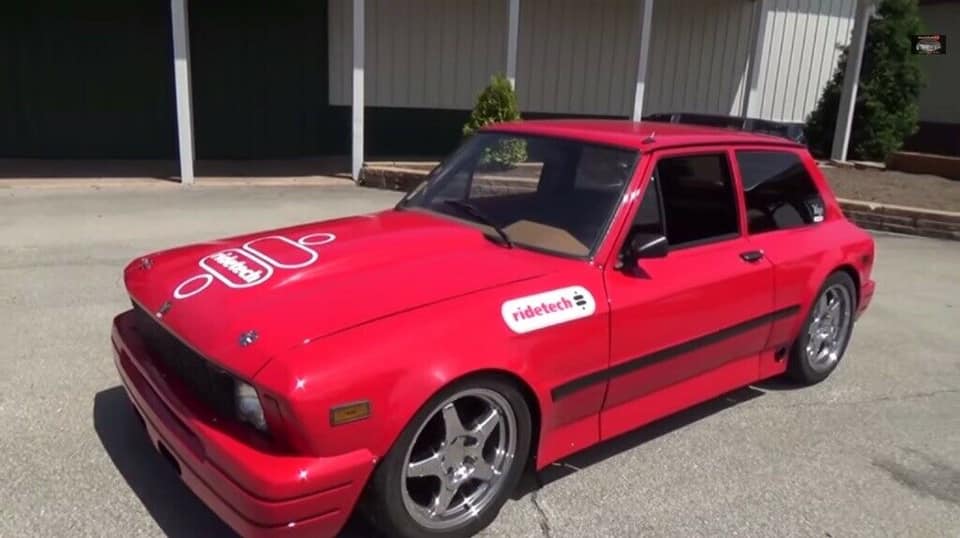 This Insane Yugo Hatchback Has TWO Cadillac V8s